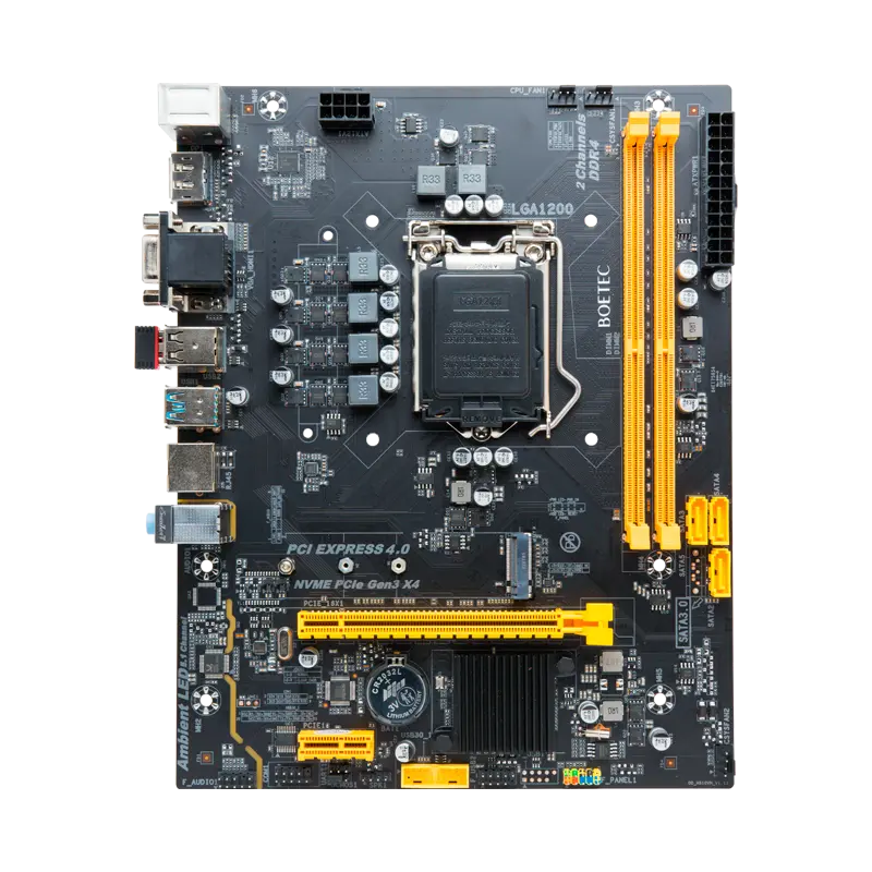 BOETEC WH510 Motherboard – Vintage Series (LGA 1200, Wi-Fi, USB 3.0)