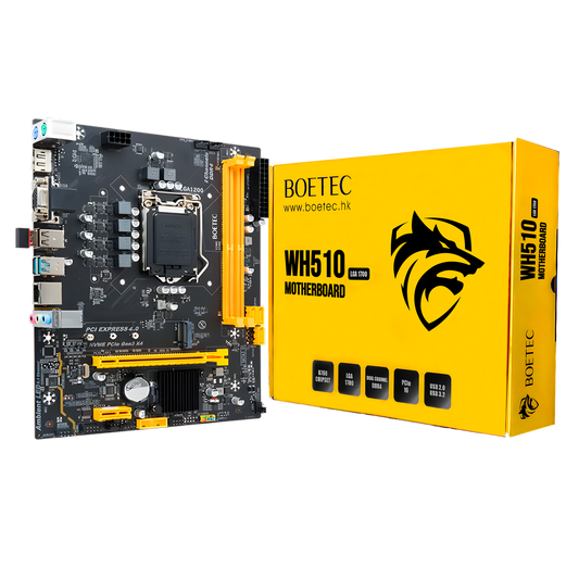 BOETEC WH510 Motherboard – Vintage Series (LGA 1200, Wi-Fi, USB 3.0)